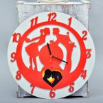 Relógio de parede “Dia dos Namorados”