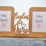 Moldura Bodas de Ouro – “Antes e  Depois”