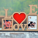 Moldura Love – 2 Fotos